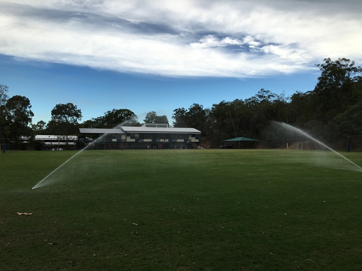 primary school oval irrigation